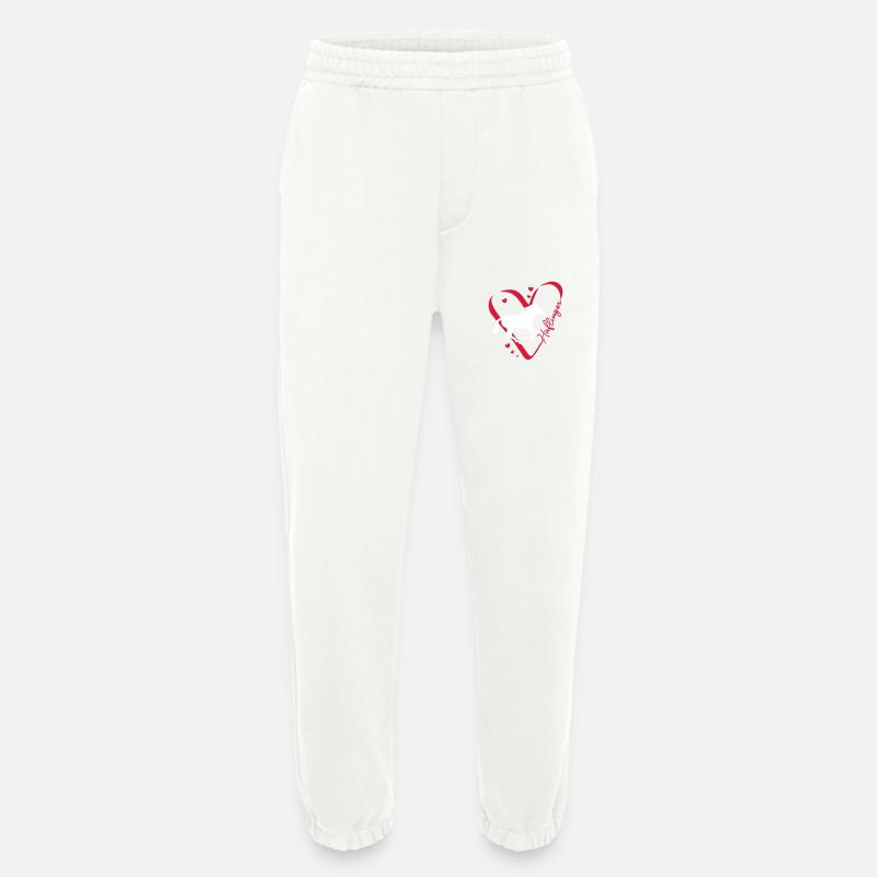 Haflinger Herz - Heavyweight Jogginghose - made by SPREAD  - OFF WHITE
