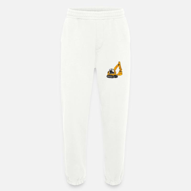 Löffelbagger Ausgräber Bagger - Heavyweight Jogginghose - made by SPREAD - OFF WHITE