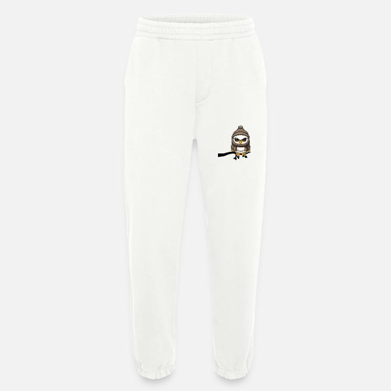 winter eule ast - Heavyweight Jogginghose - made by SPREAD  - OFF WHITE
