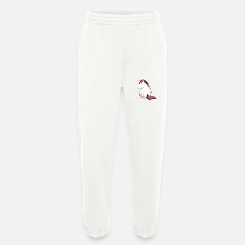 Konfetti Einhorn Comic - Heavyweight Jogginghose - made by SPREAD  - OFF WHITE