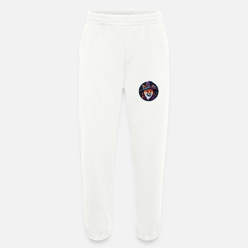 Fantasy Fox - Himmlischer Zauberer - Heavyweight Jogginghose - made by SPREAD  - OFF WHITE