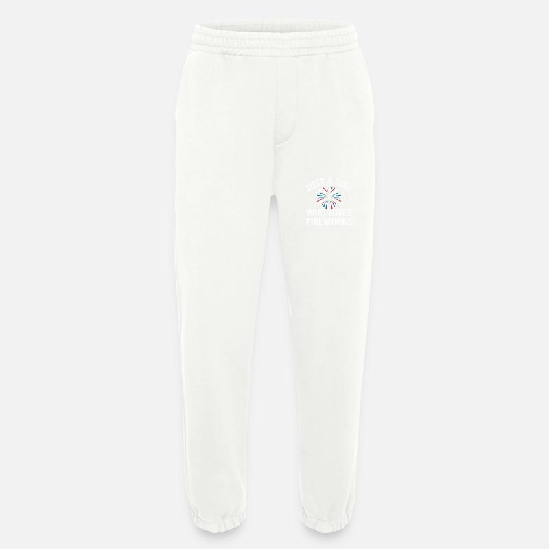 Pyrotechnics Fireworks Pyrotechnics - Heavyweight Jogging Pants - made by SPREAD  - OFF WHITE