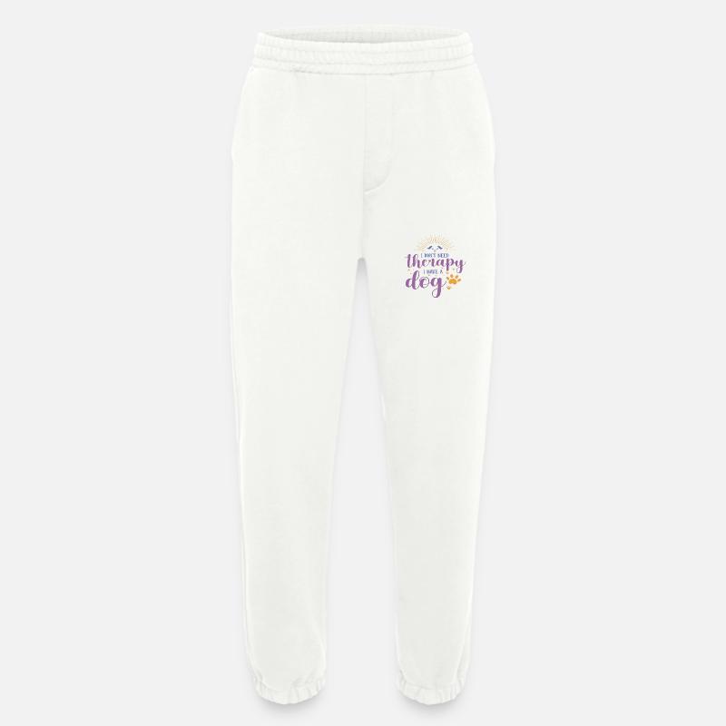 No Therapy - Heavyweight Jogginghose - made by SPREAD  - OFF WHITE