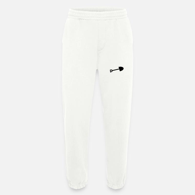 shovel - Heavyweight Jogging Pants - made by SPREAD  - OFF WHITE