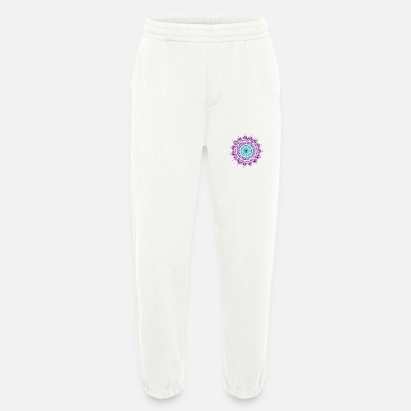 Mandala - Heavyweight Jogginghose - made by SPREAD  - OFF WHITE