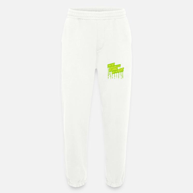 I m not arguing - Heavyweight Jogginghose - made by SPREAD - OFF WHITE