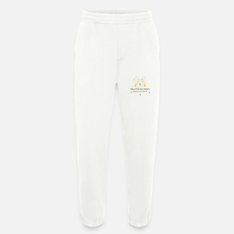 Pilotenschein Pilot Pilotenausbildung PPL - Heavyweight Jogginghose - made by SPREAD  - OFF WHITE