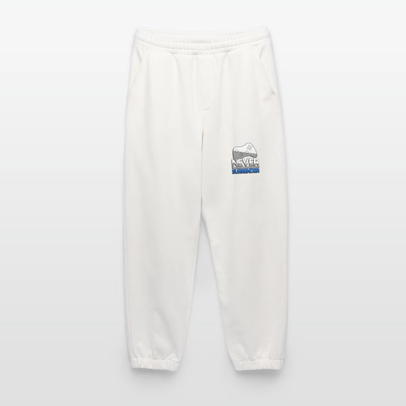 NEVER SURRENDER (Blau) + Controller - Gaming Heavyweight Jogginghose - made by SPREAD 