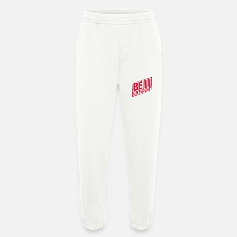 Be different Logo Design - Heavyweight Jogginghose - made by SPREAD  - OFF WHITE