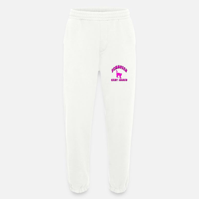 Katze - Heavyweight Jogginghose - made by SPREAD  - OFF WHITE