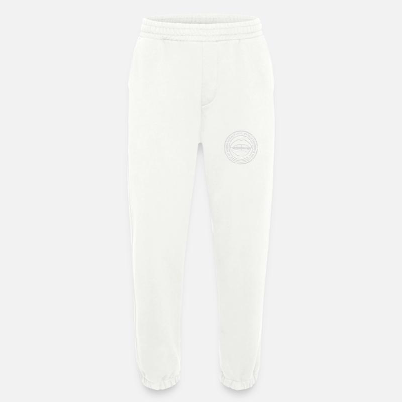my face definitely will - Heavyweight Jogging Pants - made by SPREAD - OFF WHITE