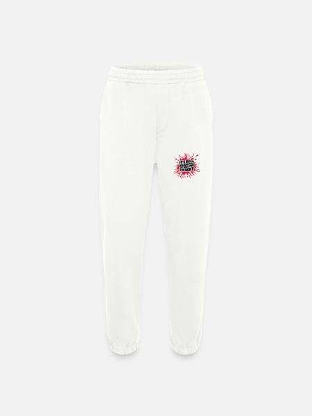 you disagree with me - Heavyweight Jogging Pants - made by SPREAD  - OFF WHITE