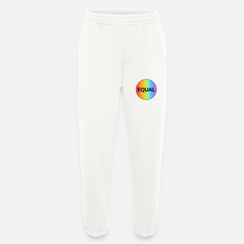 EQUAL - Regenbogen Gay Pride - Heavyweight Jogginghose - made by SPREAD  - OFF WHITE
