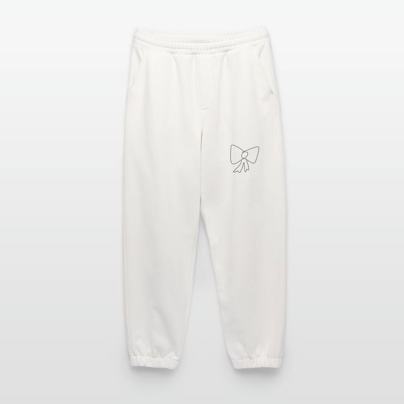 Loop Icon Pattern Heavyweight Jogging Pants - made by SPREAD 