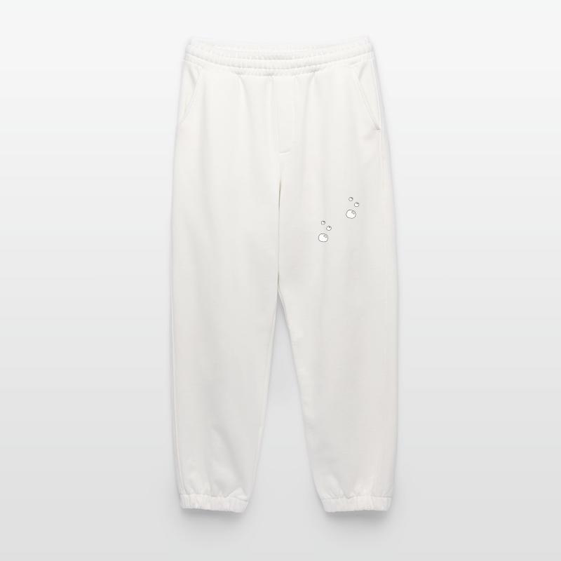 Soap bubbles circles shape water pattern Heavyweight Jogging Pants - made by SPREAD 