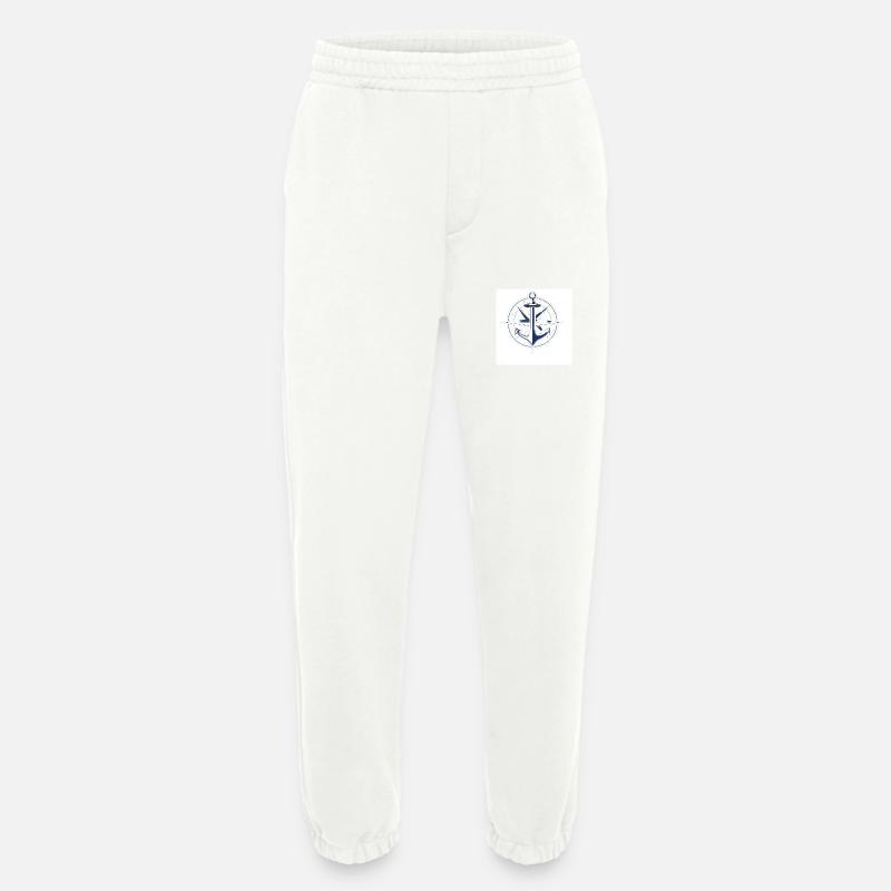 Anker Kompass - Heavyweight Jogginghose - made by SPREAD  - OFF WHITE