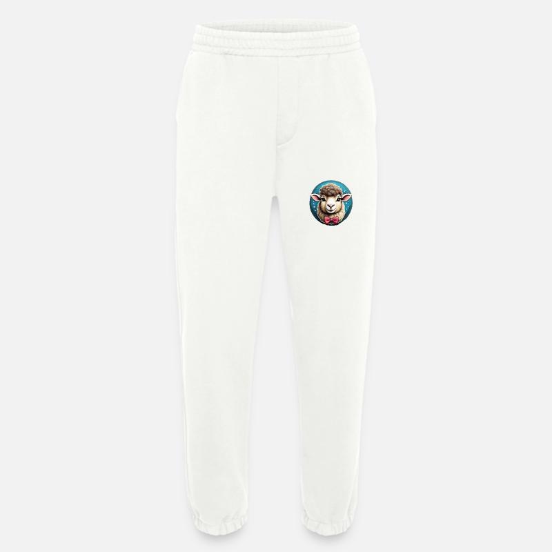 Lustiges Schaf Comic - Heavyweight Jogginghose - made by SPREAD  - OFF WHITE