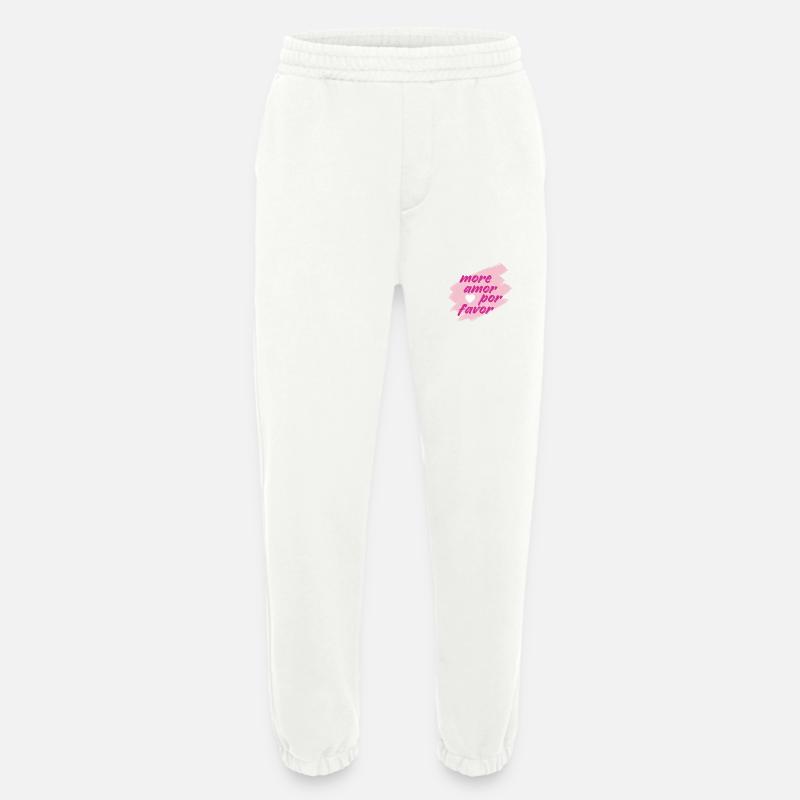 more amor - Heavyweight Jogginghose - made by SPREAD - OFF WHITE