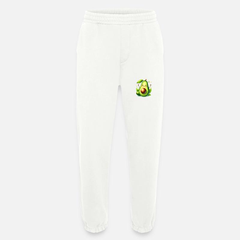 Avocado witzig positiv Optimismus Geschenk - Heavyweight Jogginghose - made by SPREAD  - OFF WHITE