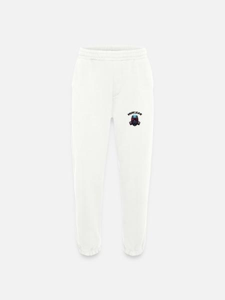 Gas mask - Heavyweight Jogging Pants - made by SPREAD - OFF WHITE