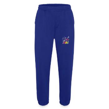 Year of birth 1996 wildflowers - Heavyweight Jogging Pants - made by SPREAD  - Iconic Blue - Front