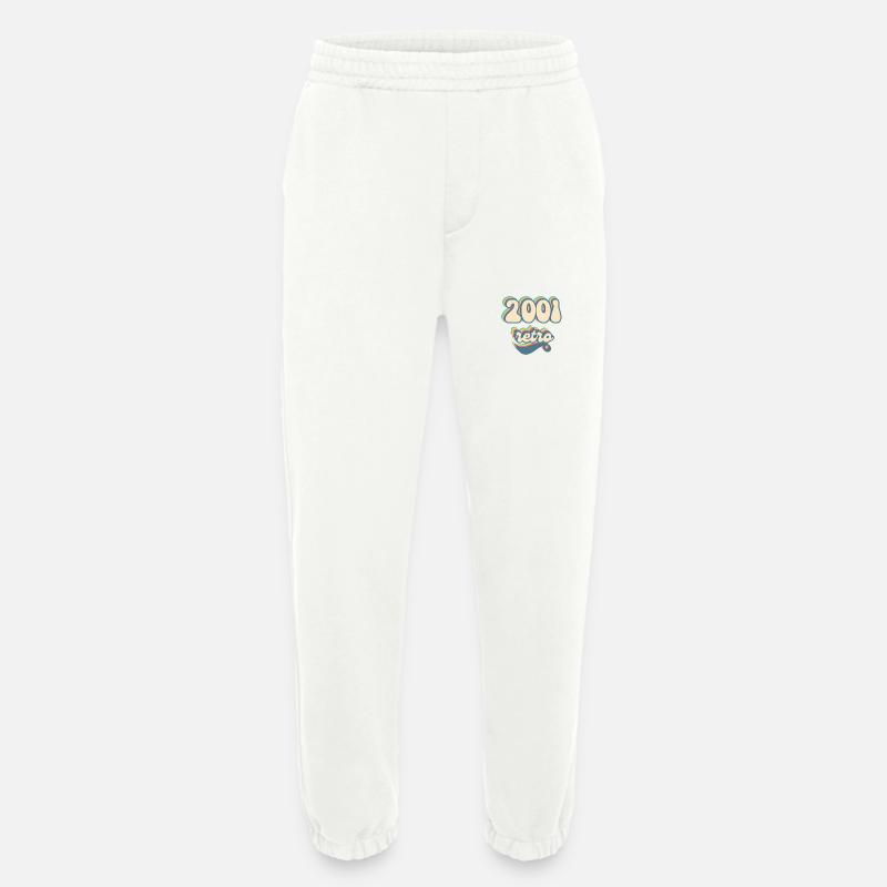 2001 Retro Geschenkidee - Heavyweight Jogginghose - made by SPREAD  - OFF WHITE