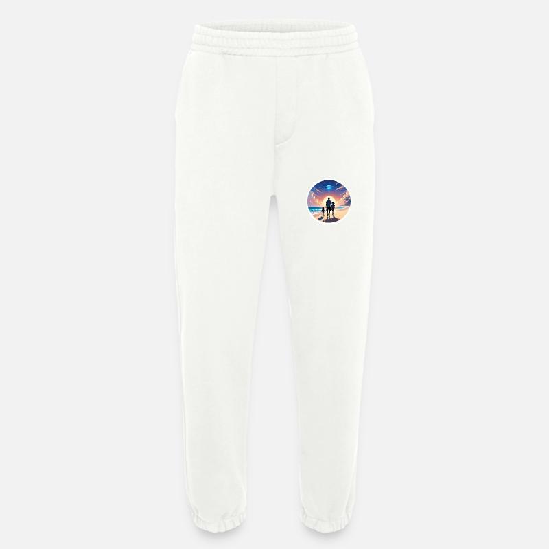 Sunset Beach - Heavyweight Jogginghose - made by SPREAD  - OFF WHITE