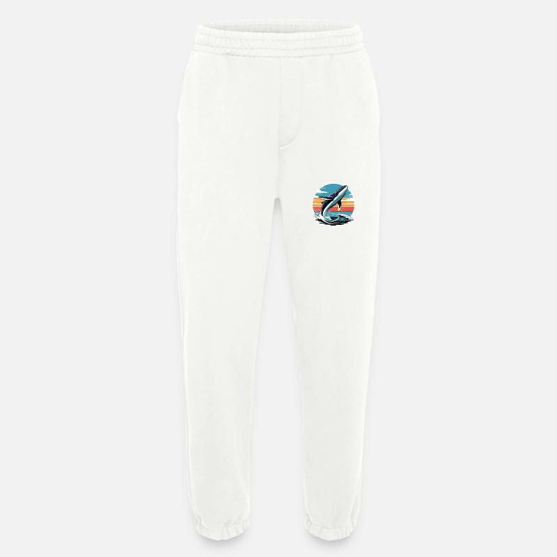 Sunset Splash - Heavyweight Jogginghose - made by SPREAD  - OFF WHITE