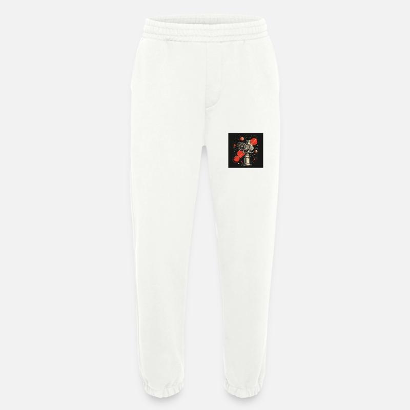 Camera 60s - Heavyweight Jogginghose - made by SPREAD  - OFF WHITE
