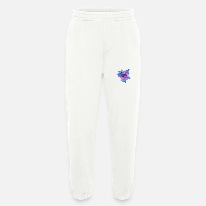 Fractal Pulse - Heavyweight Jogginghose - made by SPREAD  - OFF WHITE