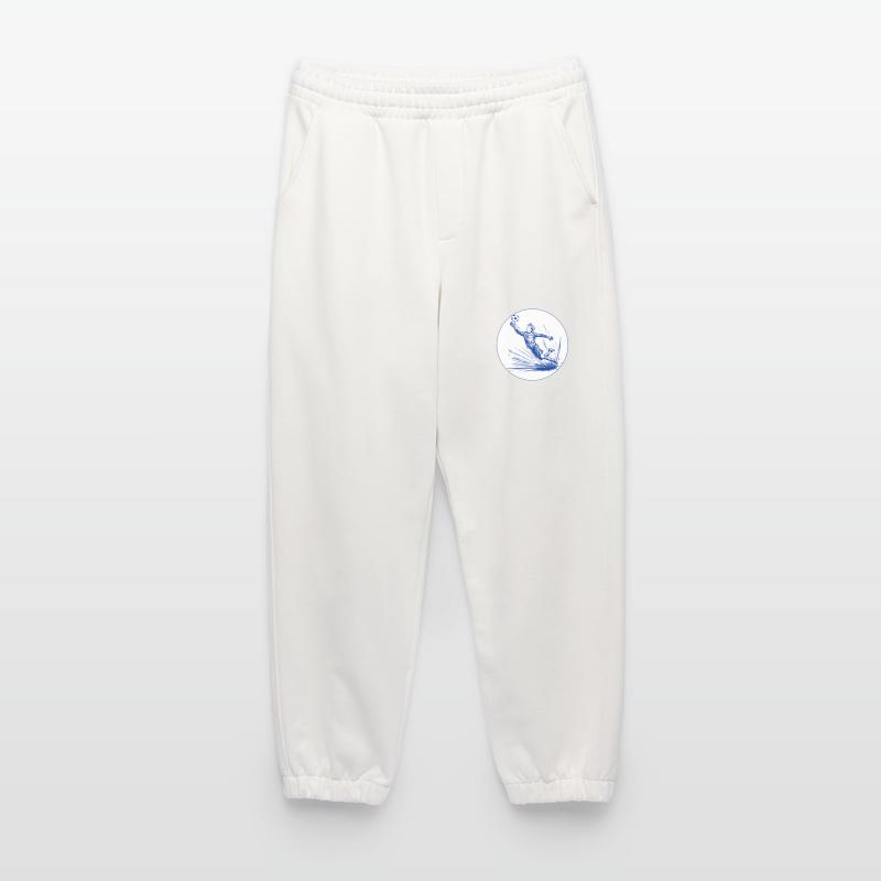 Torwart (blau-weiß) Heavyweight Jogginghose - made by SPREAD 