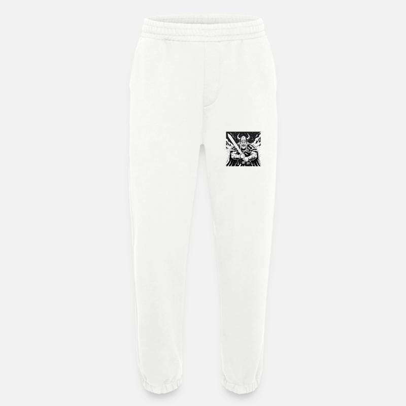 Mächtiger Wikinger-Krieger Version 3 - Heavyweight Jogginghose - made by SPREAD - OFF WHITE