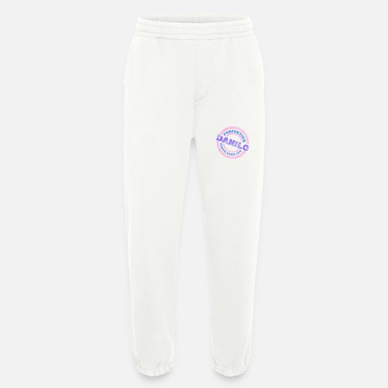 Danilo Danilo - Pantalon de jogging bio épais fabriqué en UE - OFF WHITE