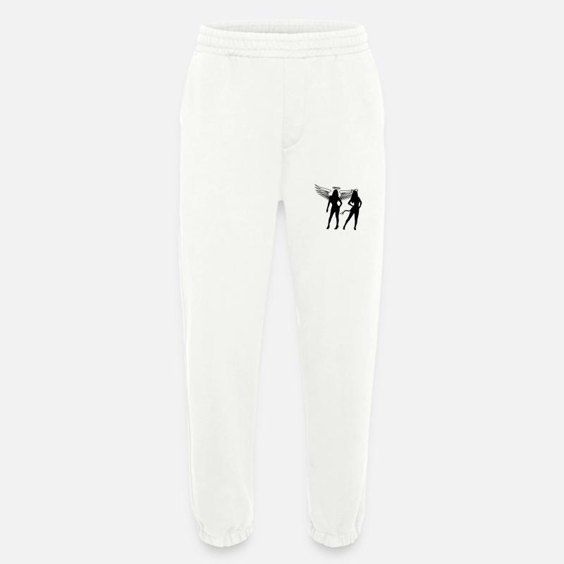 Team Engel Teufel - Heavyweight Jogginghose - made by SPREAD  - OFF WHITE