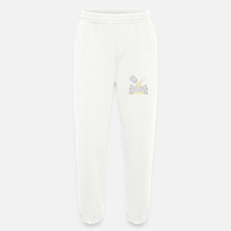 Grill Sergeant Barbecue Grillfest - Heavyweight Jogging Pants - made by SPREAD  - OFF WHITE