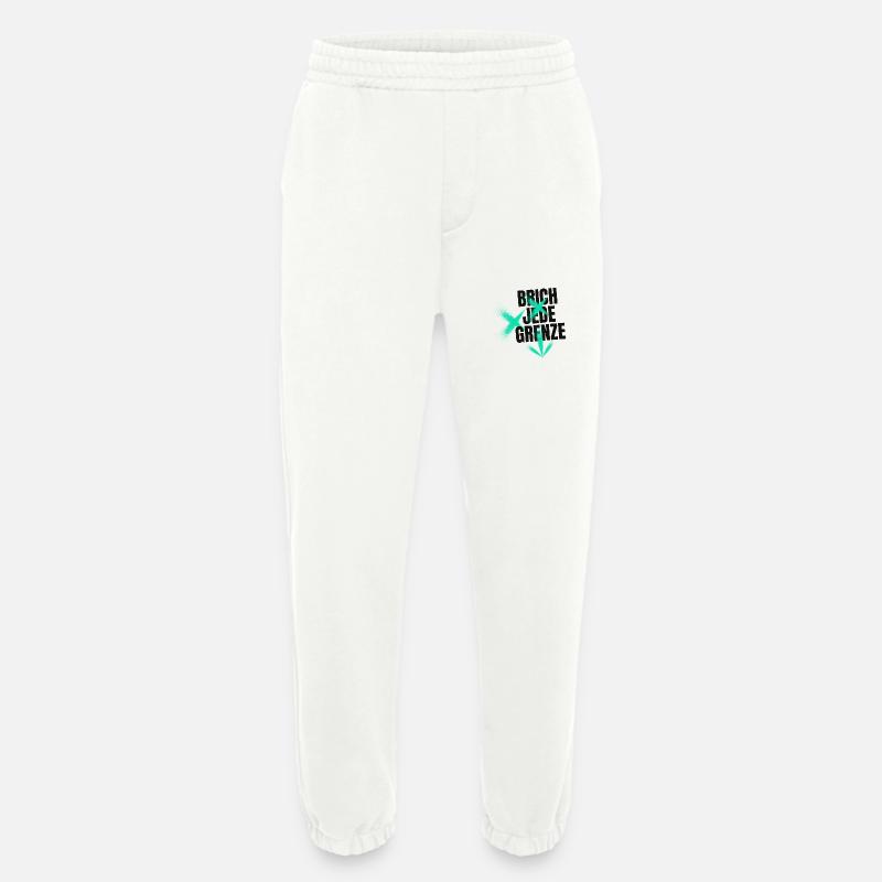 Brich jede Grenze - Heavyweight Jogginghose - made by SPREAD  - OFF WHITE