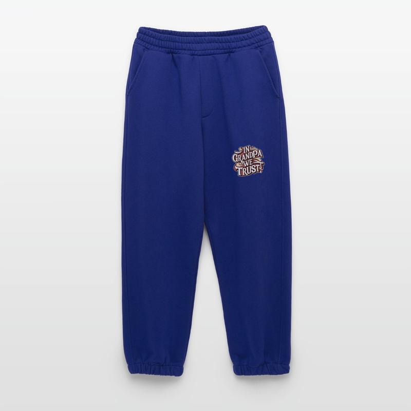 Papi confiance, on fait confiance Papi on aime Papi Pantalon de jogging bio épais fabriqué en UE