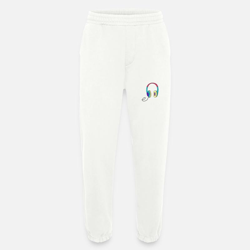 Kopfhörer - Heavyweight Jogginghose - made by SPREAD  - OFF WHITE