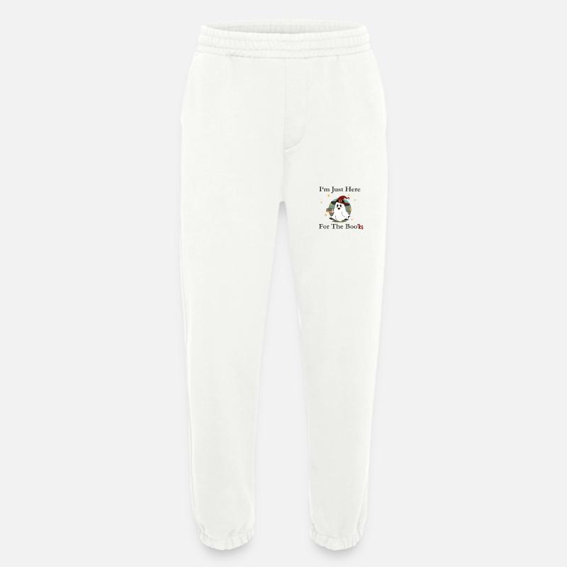 Halloweengeist mit Bücher - Heavyweight Jogginghose - made by SPREAD  - OFF WHITE