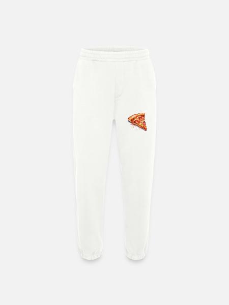 pizza - Heavyweight Jogging Pants - made by SPREAD - OFF WHITE