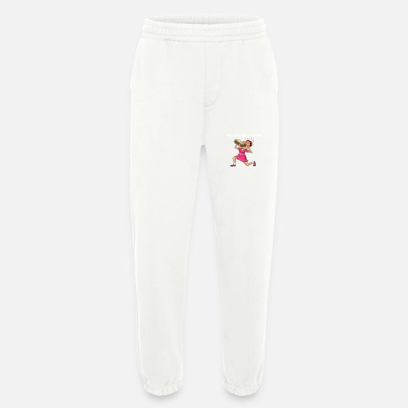 Favorite exercise - Heavyweight Jogging Pants - made by SPREAD  - OFF WHITE