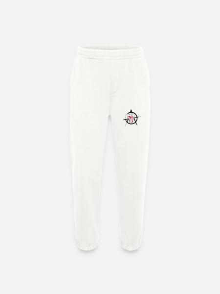 Bloody fist logo - Heavyweight Jogging Pants - made by SPREAD  - OFF WHITE
