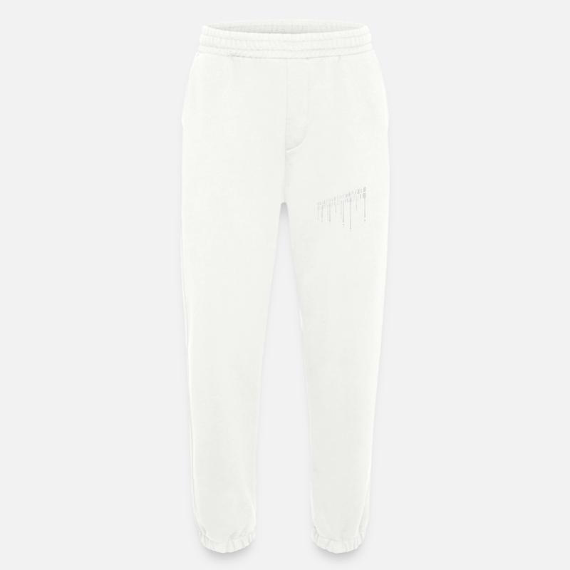 my face definitely will - Heavyweight Jogging Pants - made by SPREAD  - OFF WHITE