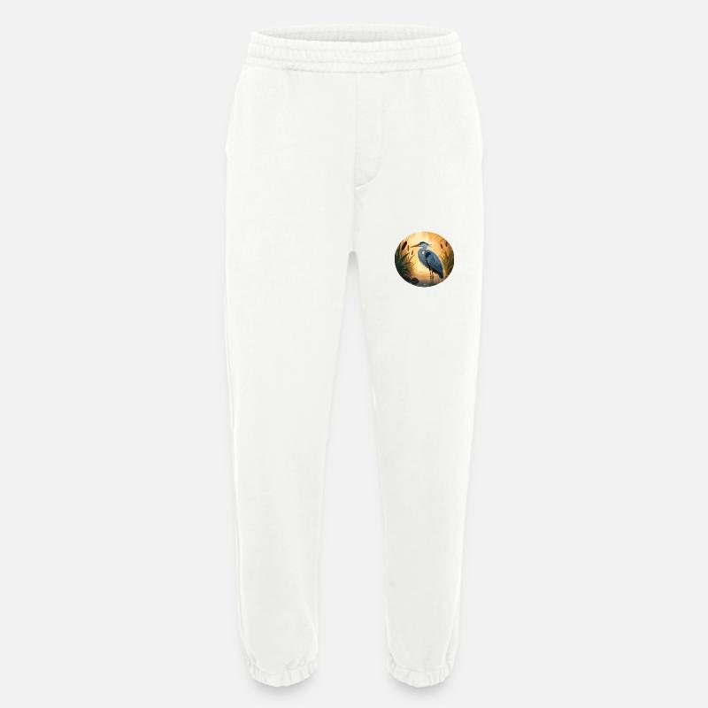 Blauer Reiher von Backlight - Heavyweight Jogginghose - made by SPREAD  - OFF WHITE
