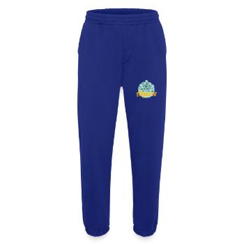 Algarve Portugal Flower Succulent Vintage Souvenir - Heavyweight Jogging Pants - made by SPREAD  - Iconic Blue - Front