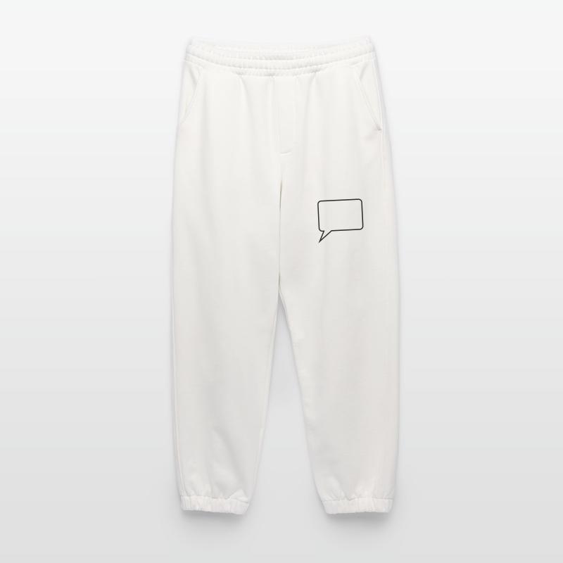 Personalize your own speech bubble Comic Heavyweight Jogging Pants - made by SPREAD 