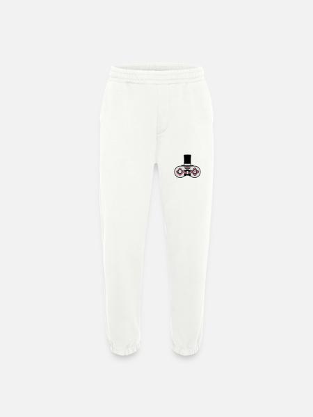 Gentlemen old controller retro - Heavyweight Jogging Pants - made by SPREAD  - OFF WHITE