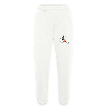 Canard Fête Serviette Chapeau Anniversaire Célébrer le Nouvel An - Pantalon de jogging bio épais fabriqué en UE - OFF WHITE - Devant
