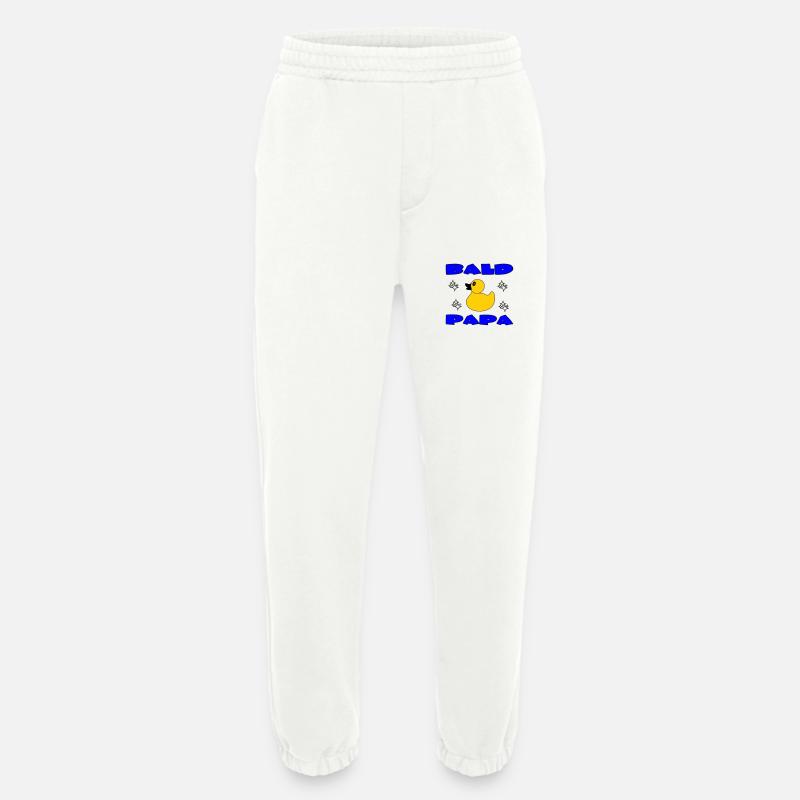 KAHLKÖPFIGER PAPA - Heavyweight Jogginghose - made by SPREAD  - OFF WHITE
