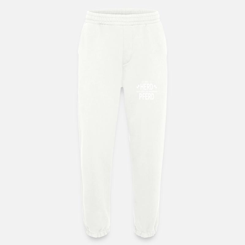 Nix Herd Pferd - Heavyweight Jogginghose - made by SPREAD  - OFF WHITE
